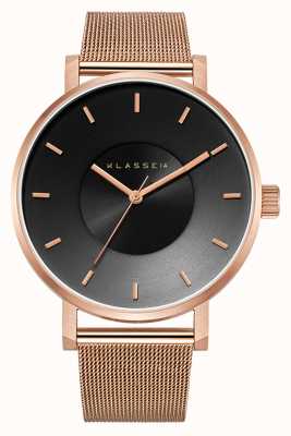 Klasse14 Volare rose foncé avec bande de maille 42mm VO16RG006M