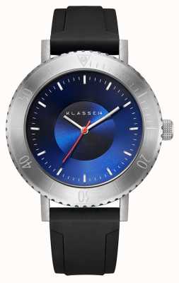 Klasse14 Bracelet en silicone noir Volare taras argent 44mm WVT19SR001M