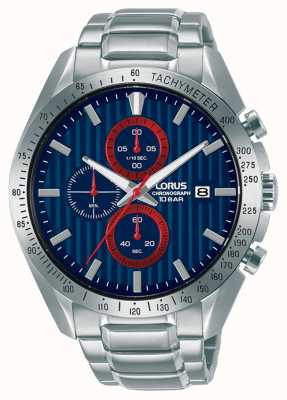 Lorus Montre chronographe de sport à quartz bleu RM307HX9