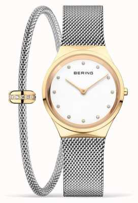 Bering Ensemble classique montre et bracelet en or poli pour femmes 12131-010-190-GWP1