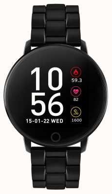 Reflex Active montre intelligente série 5 | moniteur d'heure | acier plaqué noir RA05-4070