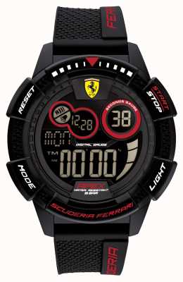Scuderia Ferrari Bracelet en silicone noir ultrarapide Apex 0830856