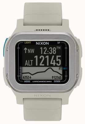 Nixon expédition Regulus | montre boîtier et bracelet gris A1324-145-00