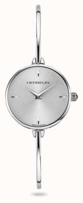 Herbelin Montre-bracelet fil pour femme avec cadran argenté 17206B11