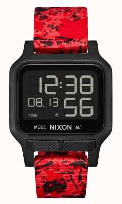 Nixon Chaleur | noir et rouge | montre numérique A1320-008-00
