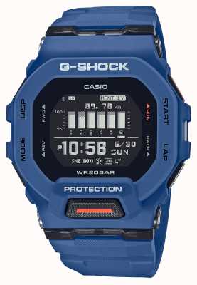 Casio Montre numérique à quartz bleu G-shock g-squad GBD-200-2ER