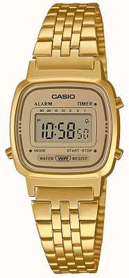 Casio Mini montre vintage en or pour femme LA670WETG-9AEF