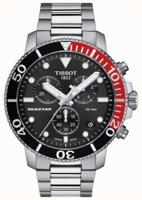 Tissot Seastar 1000 | chronographe | cadran noir | acier inoxydable T1204171105101