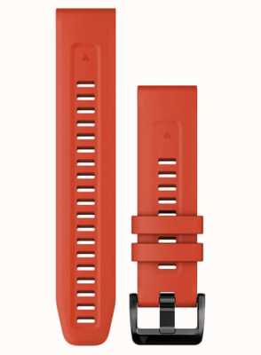 Garmin Bracelet Quickfit 22 mm uniquement en silicone rouge flamme 010-13111-04