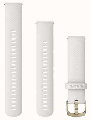 Garmin Sangle à dégagement rapide uniquement (20 mm), ivoire avec matériel en or crème 010-12932-53
