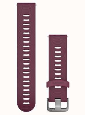 Garmin Bracelet à dégagement rapide uniquement, bracelet en silicone berry uniquement avec matériel en acier inoxydable 010-11251-1W