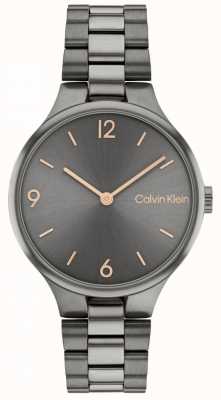 Calvin Klein Cadran gris | pvd | montre-bracelet liée 25200130