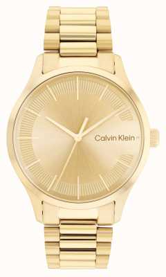 Calvin Klein Cadran or | bracelet en acier inoxydable doré 25200038