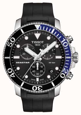 Tissot Seastar 1000 | chronographe | silicone noir T1204171705102