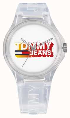 Tommy Jeans Boîtier et bracelet semi-transparents blanc berlinois 1720027
