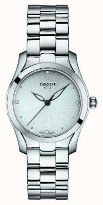 Tissot Montre T-wave pour femme avec cadran soleillé argenté T1122101103600