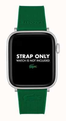 Lacoste Bracelet Apple Watch (42/44mm) silicone vert 2050011