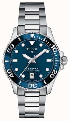 Tissot Seastar 1000 | cadran bleu 36 mm | bracelet en acier inoxydable T1202101104100
