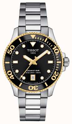 Tissot Seastar 1000 | cadran noir 36 mm | | bracelet en acier inoxydable T1202102105100