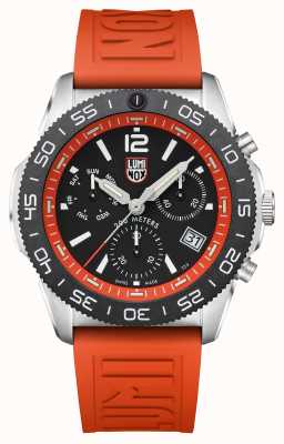 Luminox Pacific diver chronographe noir / orange - plongeur 44mm XS.3149