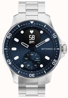 Withings Scanwatch horizon - montre connectée bleue HWA09-MODEL 7-ALL-INT