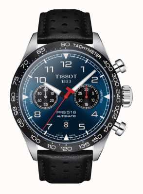 Tissot Prs 516 chronographe automatique bracelet cuir perforé T1316271604200