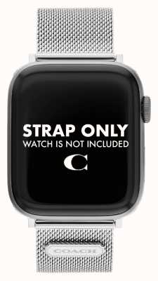 Coach Bracelet Apple Watch (42/44/45mm) maille acier 14700063