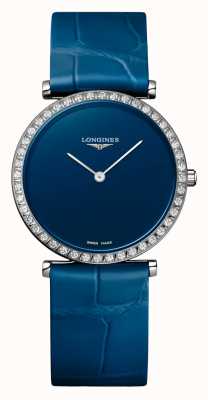 LONGINES La grande classique de longines cadran bleu lunette diamants L45230902