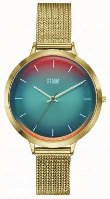 STORM Montre mini styro gold turquoise 47516/GD/TUR