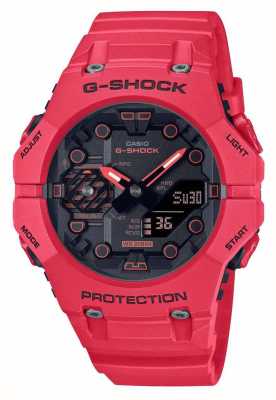 Casio Lunette et bracelet intégrés bluetooth g-shock combi rouge pour homme GA-B001-4AER