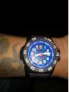 Customer picture of Luminox Navy Seal 3500 homme cadran bleu pu bracelet noir XS.3503.F