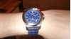 Customer picture of Victorinox Bracelet en caoutchouc bleu Inox pour hommes 241688.1