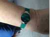 Customer picture of Bering Classique des femmes | bracelet en maille verte | or rose poli 13326-868