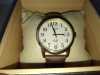 Customer picture of Timex Bracelet en cuir à cadran crème facile à lire pour hommes TW2P75800