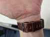 Customer picture of Garmin Venu 2 plus | Lunette en acier inoxydable ardoise de 43 mm | étui en ardoise | bracelet en cuir marron + bracelet en silicone 010-02496-15