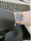Customer picture of Guess | cosmos féminin | bracelet en caoutchouc bleu | cadran bleu | GW0034L4