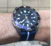 Customer picture of Citizen Homme Eco-Drive Promaster Blue Silicone BN0201-02M
